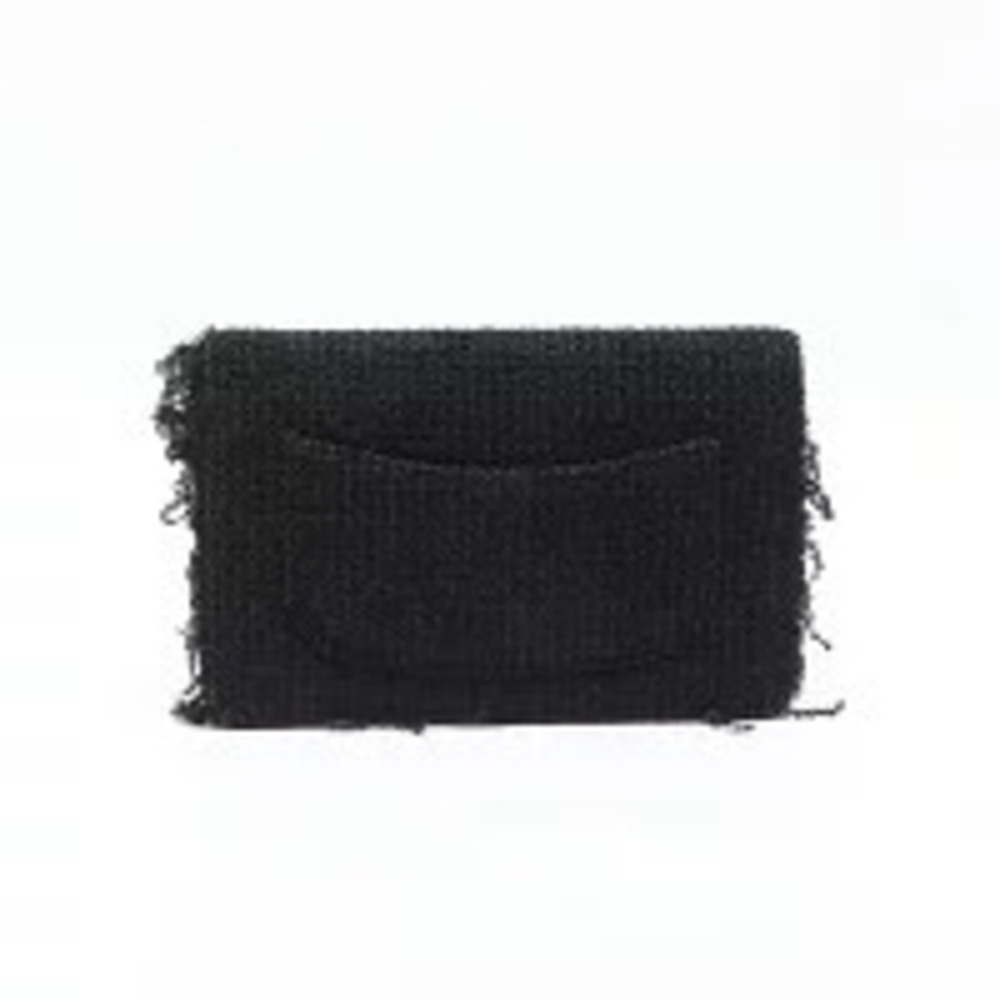 Chanel Series Tweed Shoulder Bag Chain Black Robot Wallet Charm
